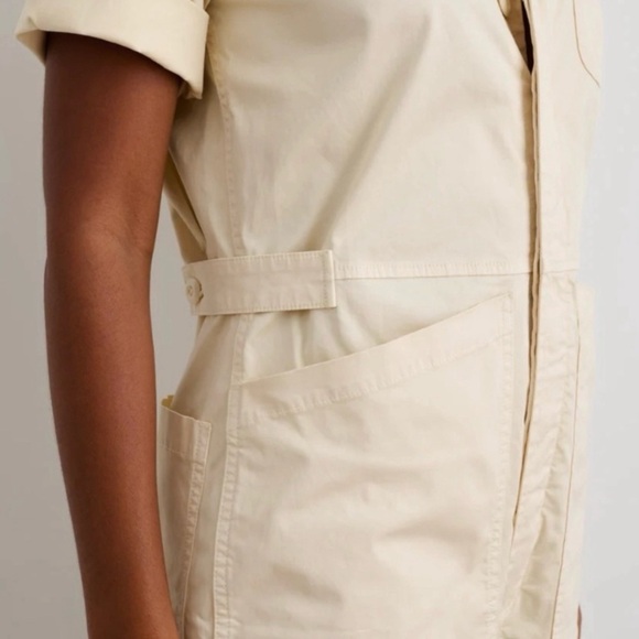 Alex Mill‎ Standard Short Jumpsuit, Oatmilk - Picture 3 of 11